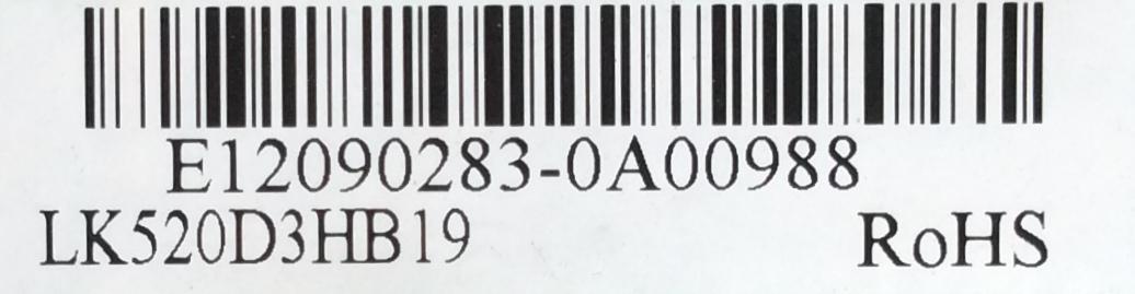 MAIN / RCA 52RE010C878LNA0-A1 / T.RSC8.78 / RE010C878LNA0 / T.RSC8.78.A12327 / E12090283 / PANEL`S LK520D3HB18-QYE / LK520D3HB19 / DISPLAY ST3151A05-1 VER.1.1 / MODELO LED52B45RQ - Imagen 2